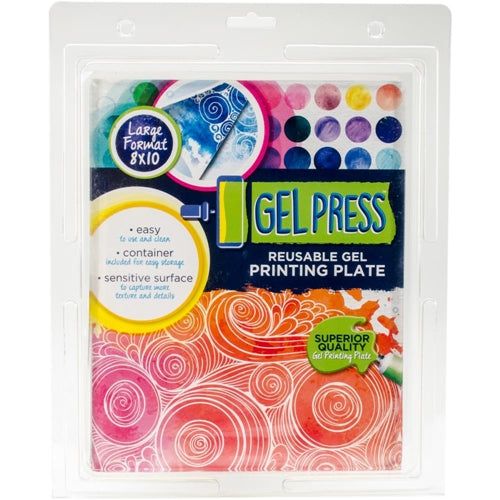 Gelli Arts Reusable Gel Printing Plate 7 Sizes GELLIARTS Stamping