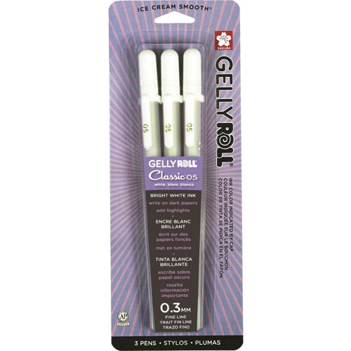 Sakura Gelly Roll White Gel Pen Set of 3 - CWArt : Inspired by