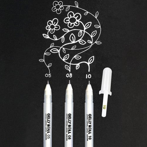  Sakura 37493 Gelly Roll Classic Pen, White : Luscombe G: Office  Products