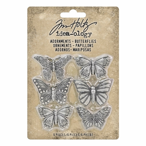 Tim Holtz Idea-ology Butterfly Design Tape, 8 Rolls, 44 Yards, 4 Widths,  Tim Holtz Butterfly Washi Tape, Vintage-inspired Washi Tape 