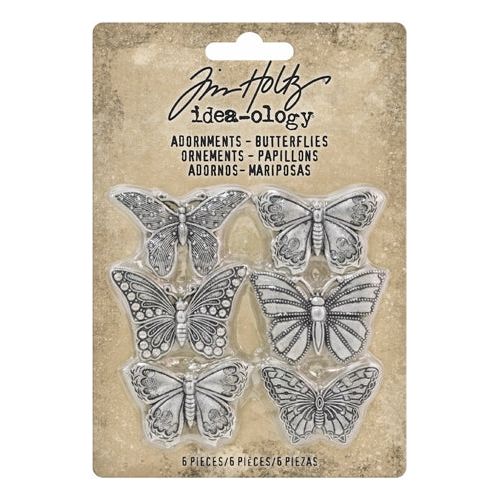 Tim Holtz Idea-ology Butterfly Design Tape, 8 Rolls, 44 Yards, 4 Widths,  Tim Holtz Butterfly Washi Tape, Vintage-inspired Washi Tape 