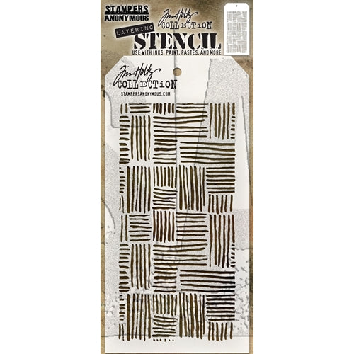 Stampers Anonymous Tim Holtz Layering Stencil - Industrial THS051