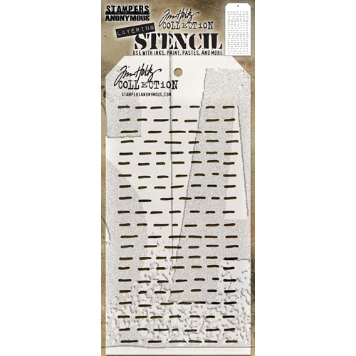 Tim Holtz Clear Stamps and Stencil OBSERVATIONS THMM137 – Simon