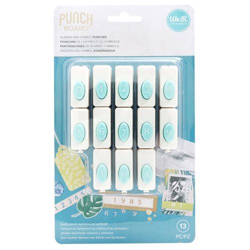 We R Memory Keepers Mini Envelope Punch Board-18.8 x 3 x 15 cm (2 Piece)  Paper Punch Mini Punch Board Craft Supplies DIY Crafts Punch For Card Stock