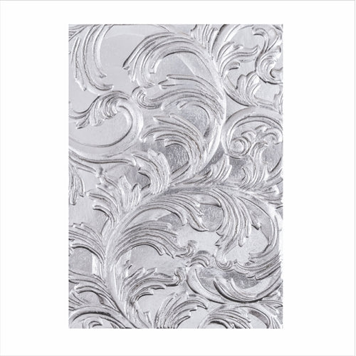 Sizzix Botanical Swirls Textured Impressions Plus Embossing Folder