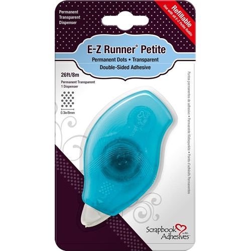 Scrapbook Adhesives EZ Runner Petite Refill 2/Pkg 26' Petite Dots-Permanent