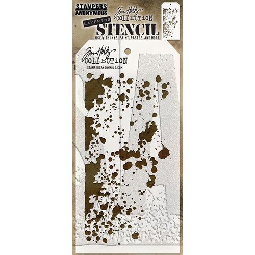 Tim Holtz Layered Stencil 4.125X8.5 Birch