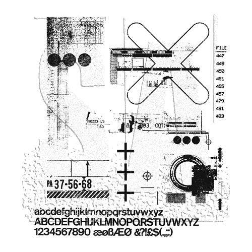 Tim Holtz Glitch 2 Cling Stamp Set