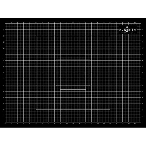 Dahle Vantage 10670 Self-Healing Cutting Mat, 9x12, 1/2 Grid, 5 Layers  for Max Healing, Perfect for Crafts & Sewing, Black
