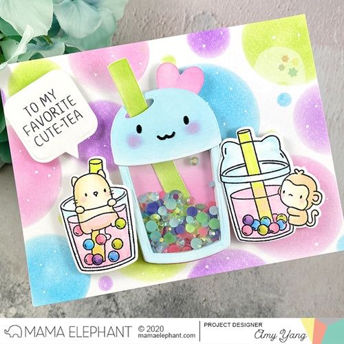 Mama Elephant BOBA SHAKER COMBO Creative Cuts Steel Dies – Simon Says Stamp