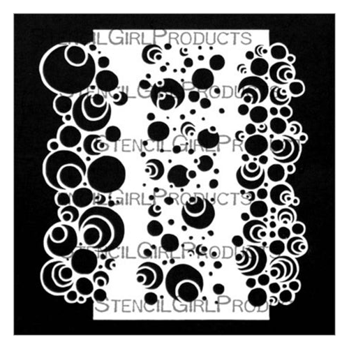 Stencilgirl Organic Circles and Lines Large 9x12 Stencil L800 | Stencilgirl Products | Crafting & Stamping Supplies from Simon Says Stamp