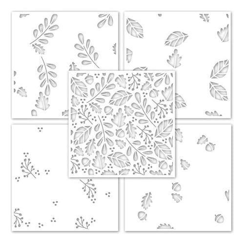 Simon Says Stamp Stencil WINTER FLORAL ssst121459