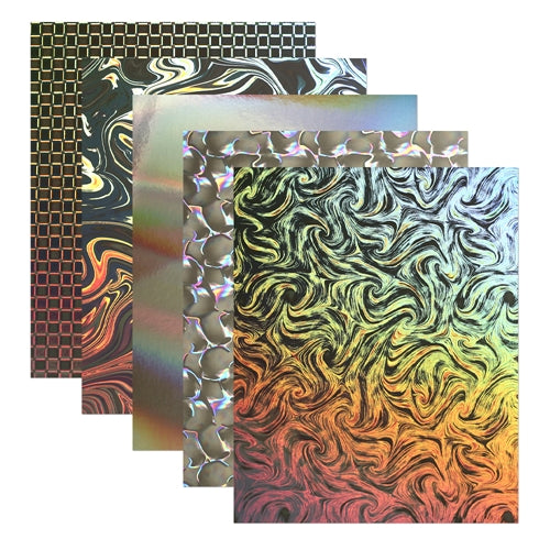 MATTE LAVA HOLOGRAPHIC VARIETY PACK - 12x12 Specialty Cardstock - Mirri