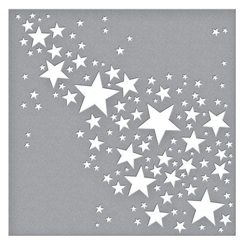 Hokey Pokey Dream Stencils. Snowflake Cluster - Vinyl Stencil - 245