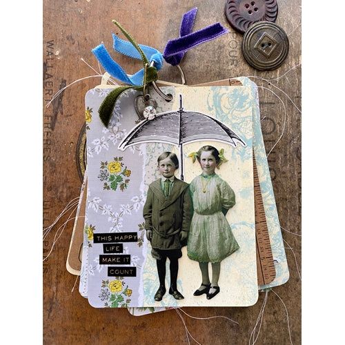 Advantus Tim Holtz Idea-ology - Abandoned Stash 8x8 Paper Pad