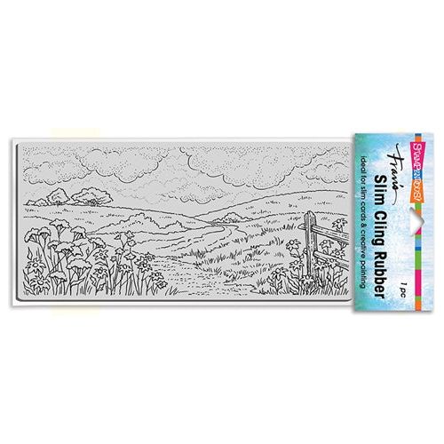 Stampendous Cling Mounted Rubber Stamp - Geo Blossom