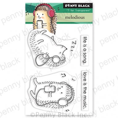 Simon Says Stamp! Penny Black Clear Stamps MELODIOUS 30 809*
