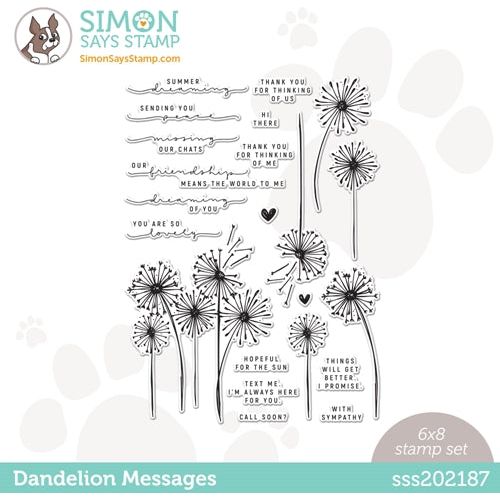 Simon Says Clear Stamps BEAUTIFUL FLOWERS sss101826