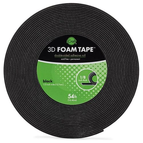 Waffle Flower Crafts - Double Sided Adhesive Foam Strips - 0.06 Inch