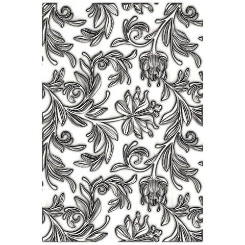 Sizzix Texture Fades A2 Embossing Folders, Fancy and Floral Frames, 2/Pack