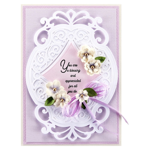 Spellbinders Etched Dies by Becca Feeken Petite Floral Potpourri