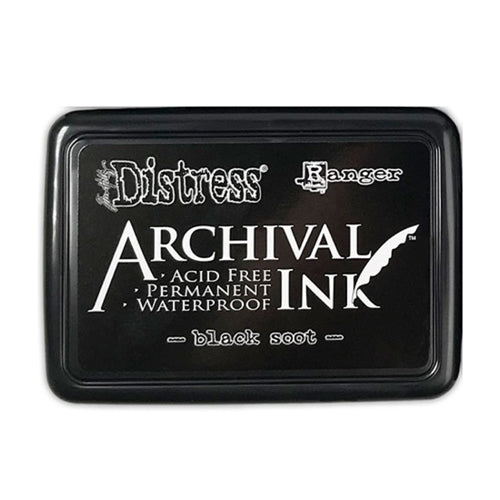 Ranger Archival Ink JET BLACK Permanent Ink Stamp Pad, studio g, 2 stamp  sets