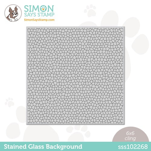 12 Background/edging Silicone Stamps-honeycomb/shattered Glass