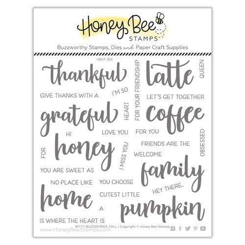 Honey Bee Elegant Floral Frames Clear Stamp Set Hbst-460