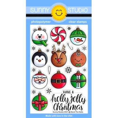 Sunny Studio Baking Spirits Bright Stamps Clear Photopolymer Holiday -  Sunny Studio Stamps