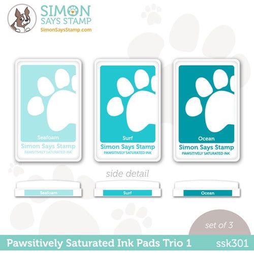 Simon Says Stamp Pawsitively Saturated Ink Trio 1