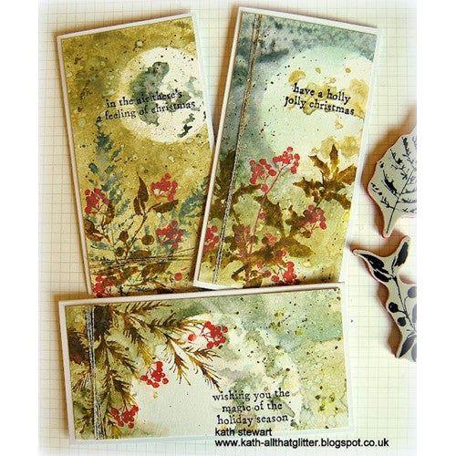 Tim Holtz Cling Rubber Stamps - Darling Christmas