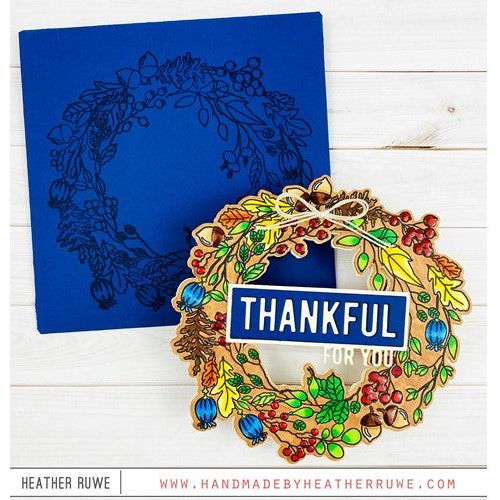 Kwan Crafts Heart Wreath Clear Stamps for Card Making Decoration and DIY  Scrapbooking – BigaMart