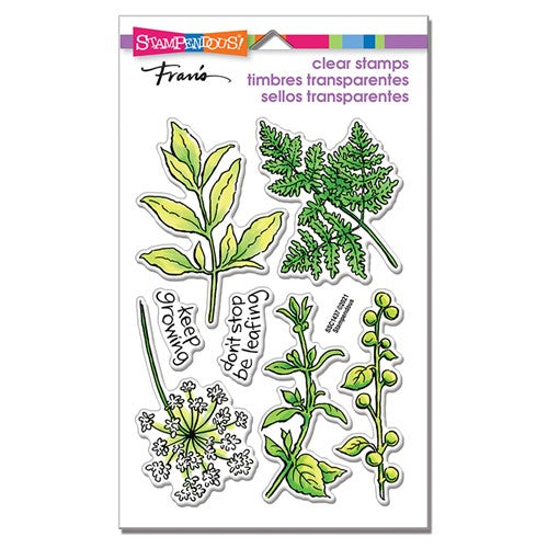 Stampendous Cling Mounted Rubber Stamp - Geo Blossom