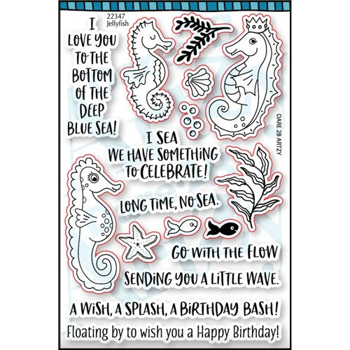 Dare 2B Artzy SIMPLY BIRTHDAY Clear Stamp Set 22370