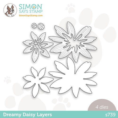 Simon Says Stamp Fresh Cut Floral Stem Die s858 Just A Note