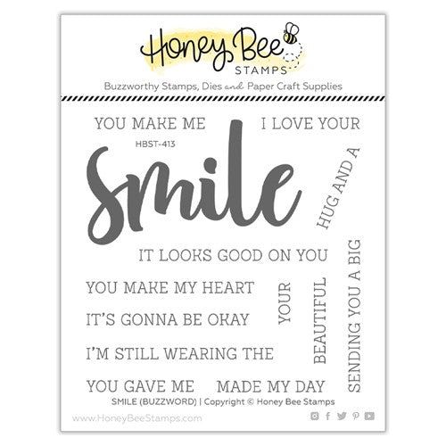 Honey Bee Busy Bees Clear Stamp Set Hbst-054