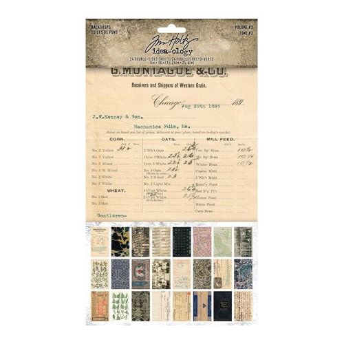 Tim Holtz Idea-ology 2023 Christmas Backdrops – Design Creative Bling