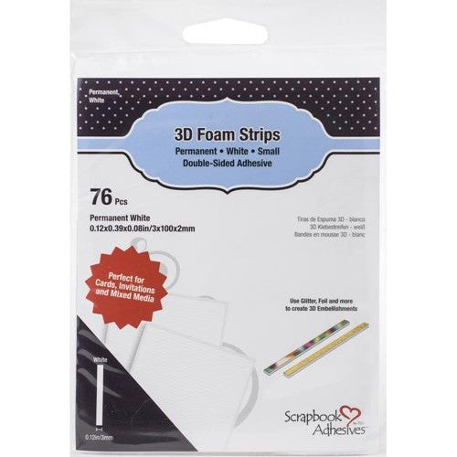 Scrapbook Adhesives Crafty WHITE Foam Tape Roll Adhesive 01618 – Simon Says  Stamp