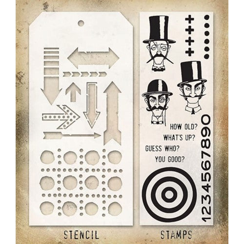 Rubber Stamp - Memphis Style - 3 Crosses Pattern — Modern Maker Stamps