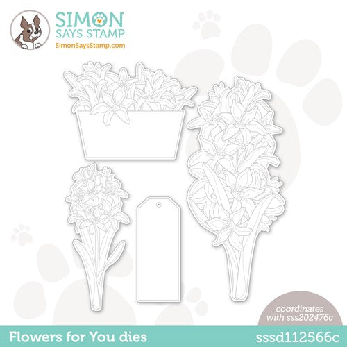 Simon Says Clear Stamps Flower Happy sss202634c