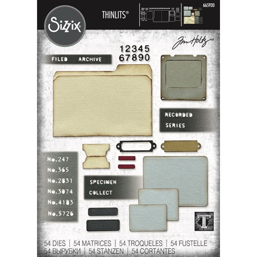 Tim Holtz 7X8.5 Cling Stamps: Specimen (CMS410) – Only One Life Creations