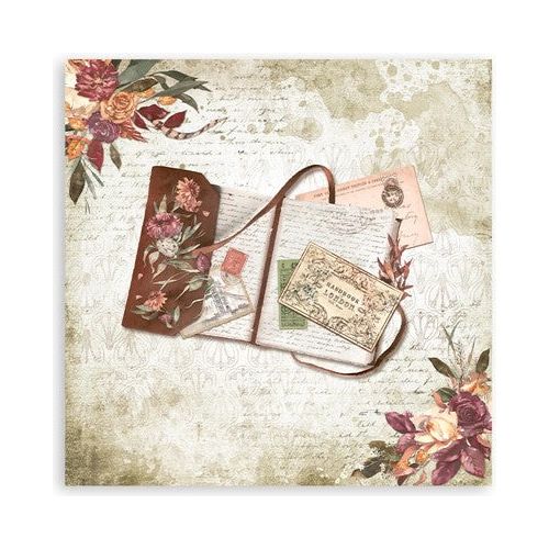 Stamperia Rose Parfum 12 x 12 Backgrounds Selection Paper Pad