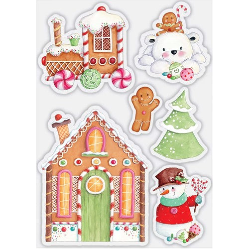 Craft Consortium 12 Days of Christmas 6x8 inch Clear Stamp Set
