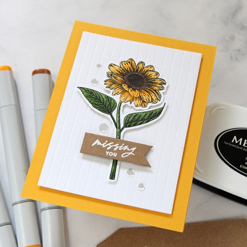 Sunflower Name Stamp — Modern Maker Stamps