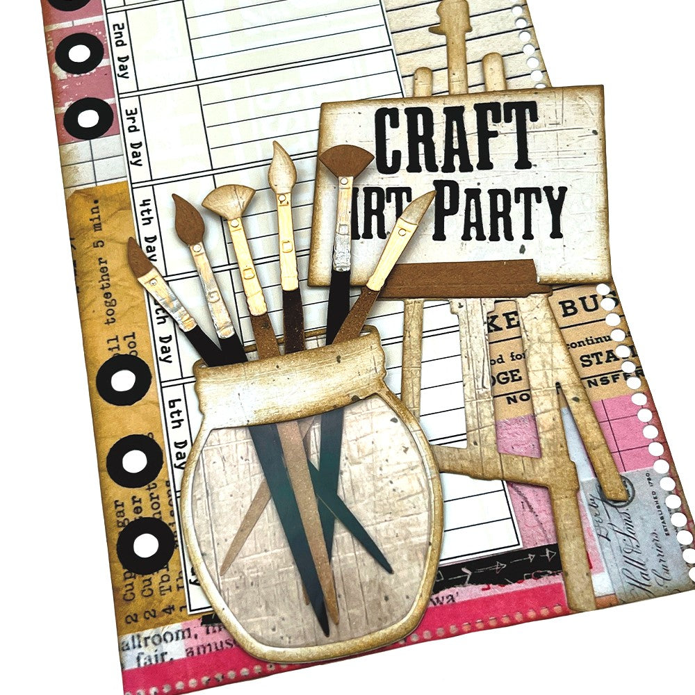 Elizabeth Craft Designs Juego de sellos de tinta con tarjetas de diari –  Kreative Kreations