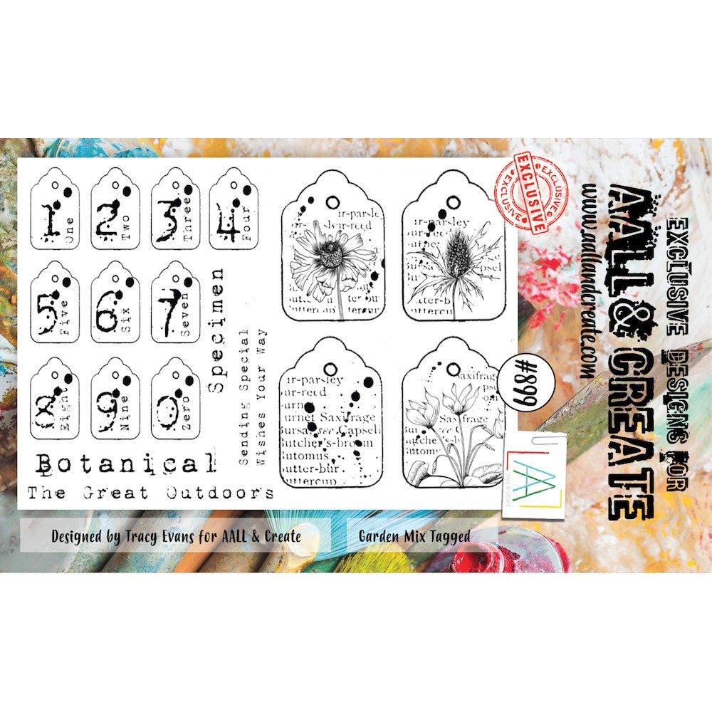 Aall & Create A6 Clear Stamp Set - Butterfly Effect, ALLTP990