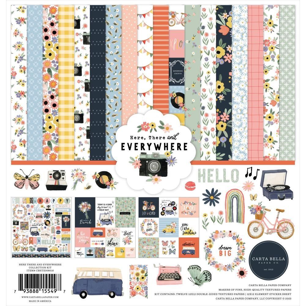 Let's Go Travel Solids Kit - Echo Park Paper Co.