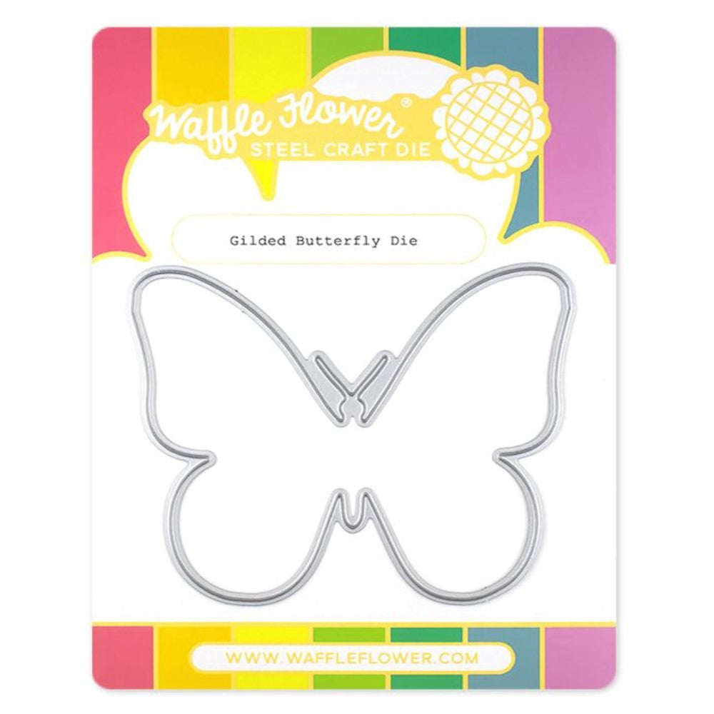 Waffle Flower Gilded Butterfly Die
