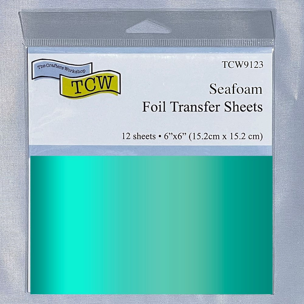 Crafter's Workshop Foil Transfer Sheets 6X6 12/Pkg-Stormy