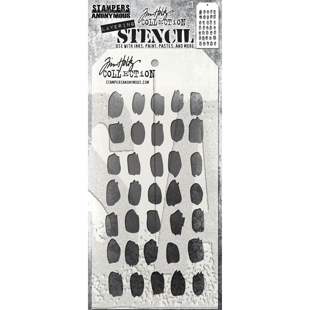 Tim Holtz Tim Holtz Elements Stencil Set: Festiv Art (12 pieces) - Creative  Escape